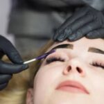 eyelash and eyebrow coloring